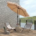 thumbnail image 4 of Abble 84" Tan Octagon Market Patio Umbrella, Adjustable Tilt, 4 of 6