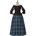 thumbnail image 4 of Women's Scottish Highland Dress Claire Fraser Dress from Outlander, 4 of 7