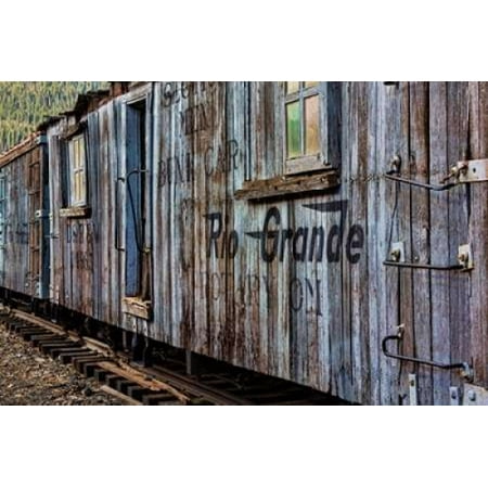 Caboose Art - Vintage Caboose III Canvas Art - Kathy Mahan (12 x 18)