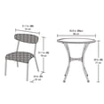 thumbnail image 3 of hometrends Somerset Boho Bistro Set, 3 of 9