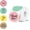2''4-color/Roll, variant on Thermal Labels,2 Inch Orange Watercolor Round Thermal Printer Stickers,Self-Adhesive Round Direct Thermal Labels,Thermal Stickers for DIY Logo Design,Name Tag (500/Roll)