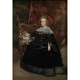 thumbnail image 2 of Juan Bautista Martinez Del Mazo 18x24 Gold Ornate Framed and Double Matted Museum Art Print Titled - Maria Teresa (1638-1683), Infanta of Spain (ca. 1645), 2 of 4