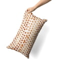 thumbnail image 2 of Polka Dot Pillow Covers Set of 2 Tangerine Cream Throw Pillows 12x20 in Outdoor Boho Design Brush Strokes Decorative Pillowcase Square Cushion Cover Linen Pillow Case for Home Sofa Couch Bed, 2 of 6