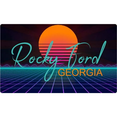 

Rocky Ford Georgia 4 X 2.25-Inch Fridge Magnet Retro Neon Design