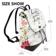 thumbnail image 2 of Fotbe Home Sweet Home Floral Mochila Bolso con Estampado para Mujer, Mochila Antirrobo de Nylon Impermeable, Bolsa Ligera de Hombro, 2 of 4