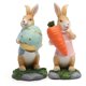 thumbnail image 3 of Manualidades de Pascua: conejo de resina, conejo abrazando una zanahoria, figurita de Pascua, estatuilla de conejo bonito para decorar el hogar, el escritorio o el jardín, 3 of 6