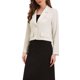 thumbnail image 4 of BLAZER CORTO CHIC INSPIRE para Mujer, Chaqueta de Oficina con Solapa, Manga Larga, Blazers de Negocios XL Blanca, 4 of 6