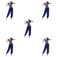 thumbnail image 1 of Qarigey Pantalones de danza del vientre indio baile con cordones en la espalda conjunto de traje profesional Sexy traje de baile para mujer Type2 NO2, 1 of 3