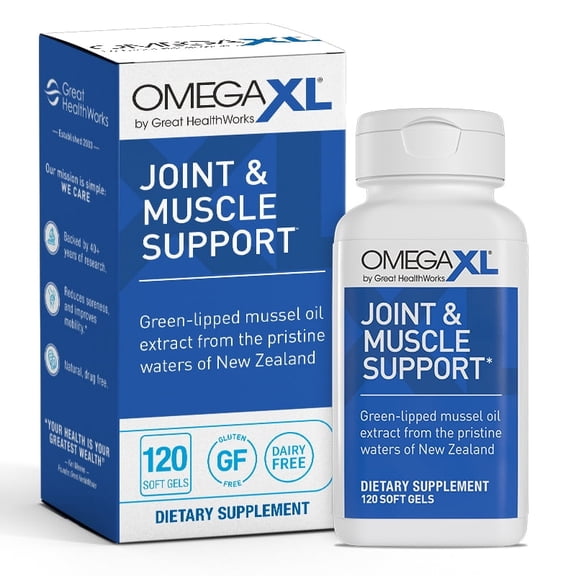 OmegaXL, Supplement Green-Lipped Mussel Oil - 120 Softgels