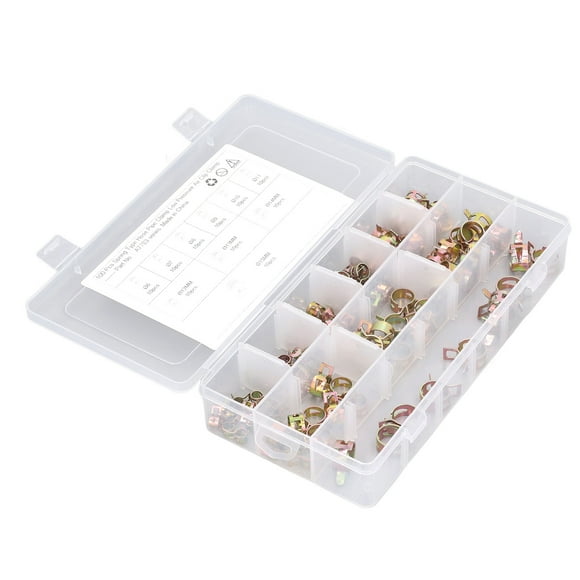 Hose Clamps,100PCS Spring Hose Clamps Spring Clip Pipe Clamp Spring Pipe Clamp Finest Materials