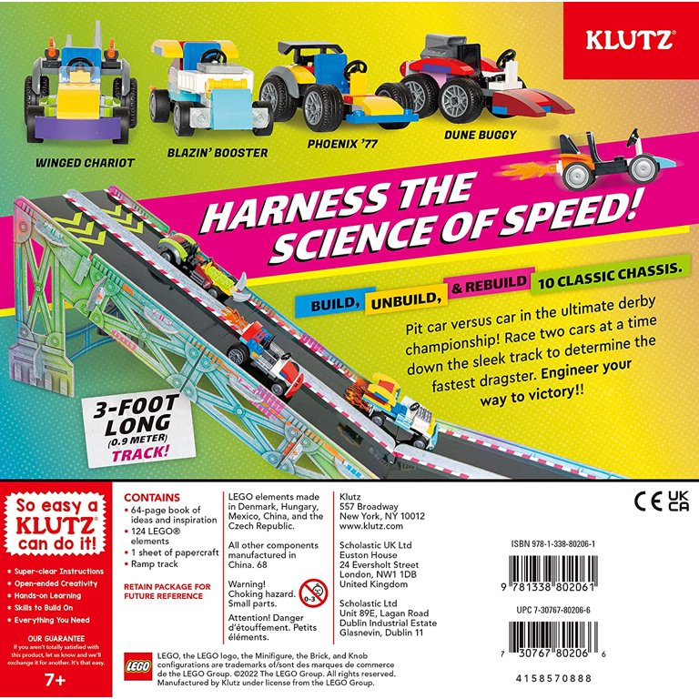 KLUTZ Lego Race Cars STEM Activity Kit