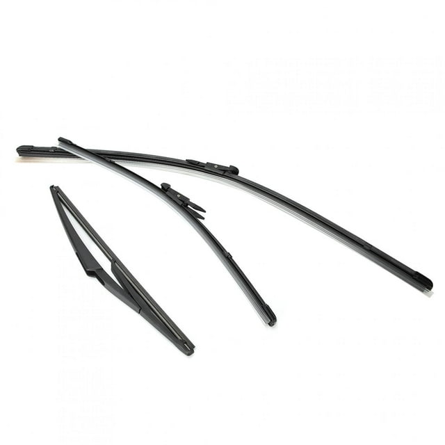 Filfeel Windshield Wiper, Front 24in + 16in Rear 12in Windshield Wiper Blades Fits For Qashqai 2007 - 2013 Right-Hand Driving