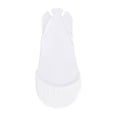 thumbnail image 3 of Women 2 Pairs Sling Liner Socks Low Cut No Show Half Socks Slingback Invisible Non Slip Heel Liner Toe Topper Sock for Heels Flats Pumps Shoes Comfortable Breathable Footwear, White, 3 of 9