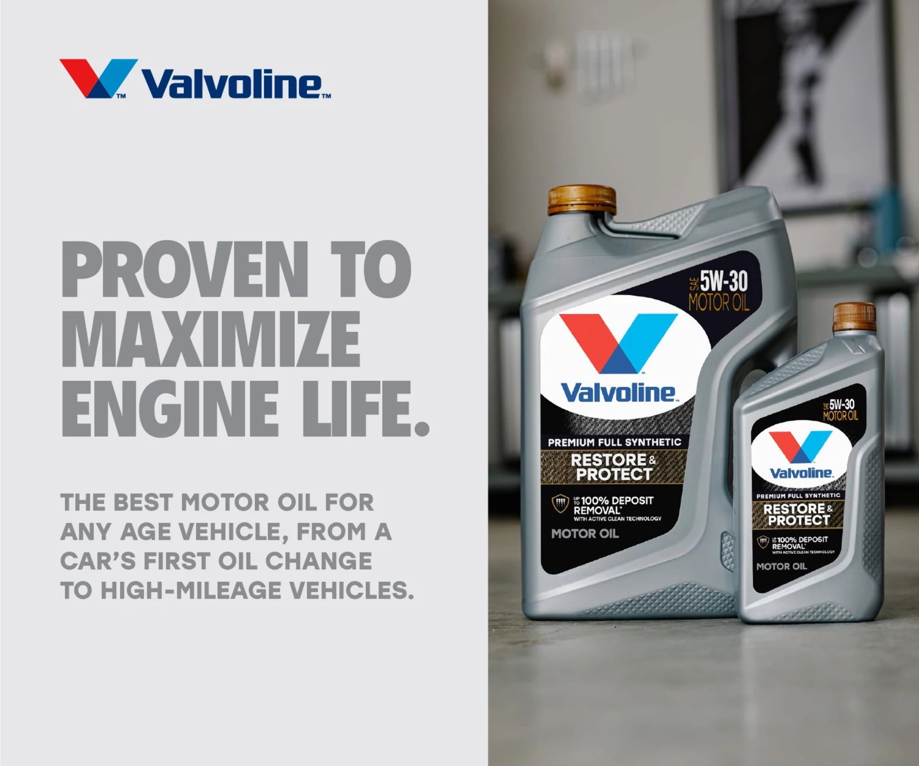 Valvoline Restore Protect Full Synthetic Motor Oil SAE 5W-30