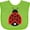 Apple Green, variant on Inktastic Lady Bug Girls Baby Bib