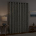 thumbnail image 3 of Eclipse Dutchess Botanical 100% Blackout Lined Curtains, Sheer Grommet (1 panel), 63" long x 50" wide, Flaxen, 3 of 6
