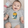 thumbnail image 2 of Sleepy Kitten Bodysuit Infant -Image by Shutterstock,  Newborn, 2 of 4