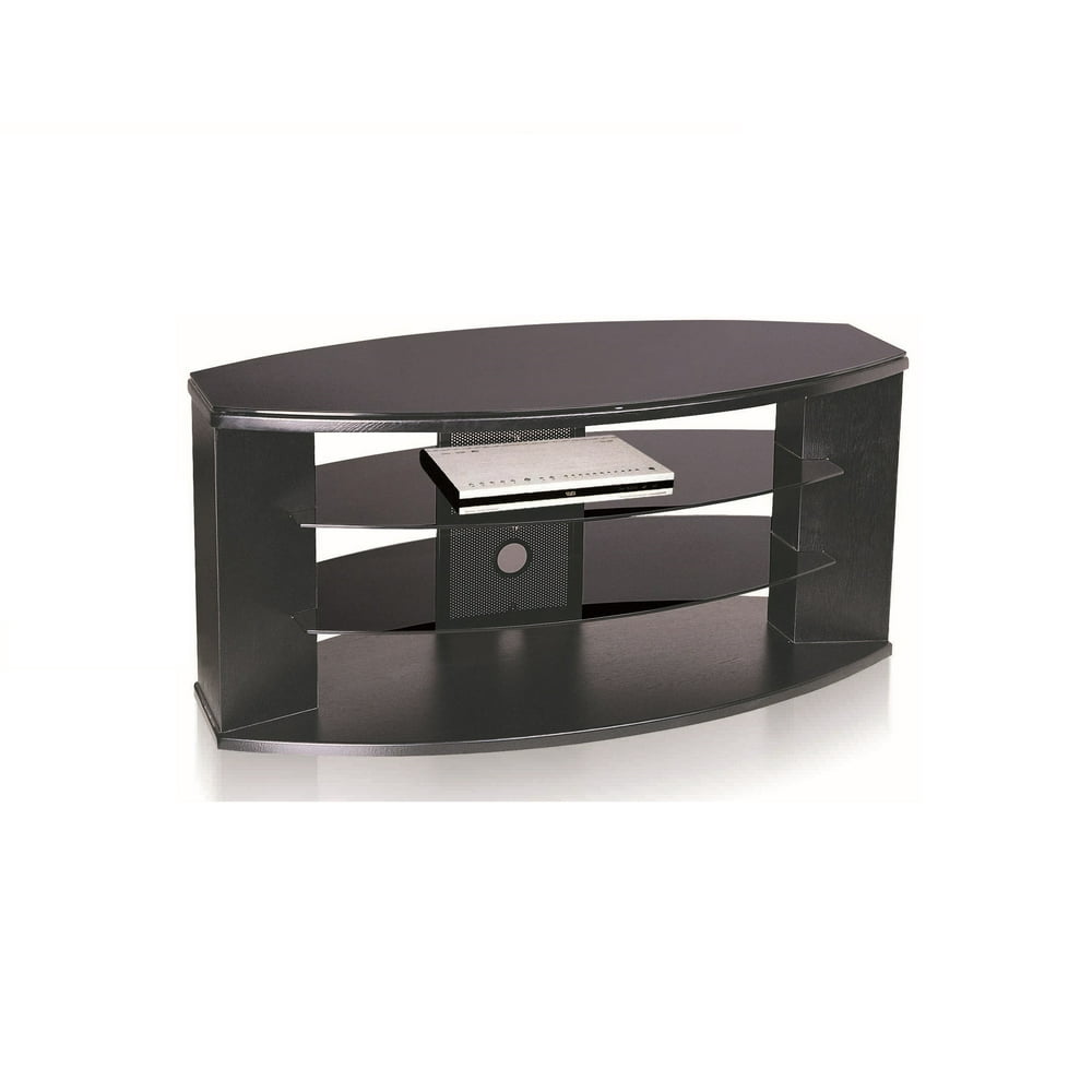 Black Tempered Glass with TV Stand Up To 42 Inch TV