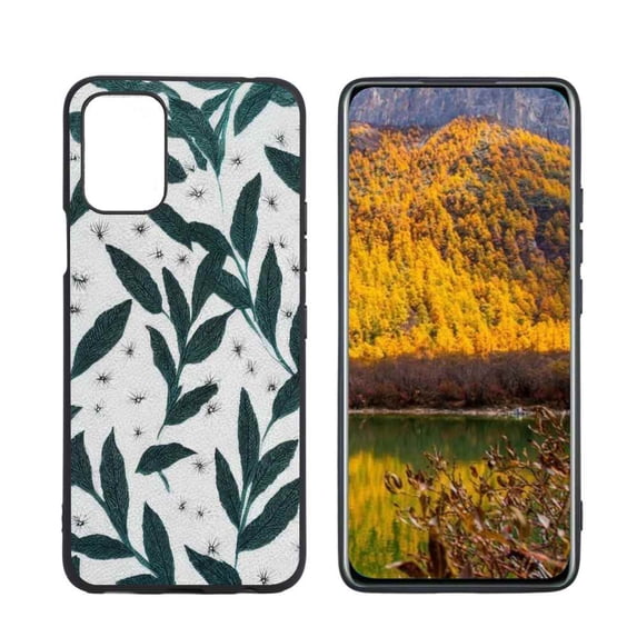 Compatible with LG K53 Phone Case, Floral 125 Case Men Women, Flexible Silicone Shockproof Case for LG K53