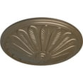 thumbnail image 3 of Ekena Millwork 25 1/2"OD x 5 1/2"P Brontes Ceiling Medallion (Fits Canopies up to 3 5/8"), Hand-Painted Warm Silver, 3 of 6