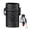 Black, variant on Vintage Cigarette Case Cigarette Container Zinc Alloy Cigarette Storage Case Multi-Function Cigarette Carrying Case Portable for Outdoor Travel (Black)