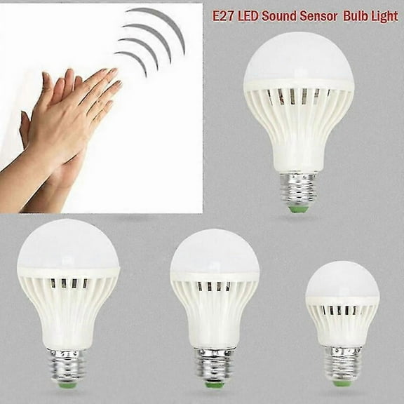 220/110v 3w 5w 7w 12w Sound/voice Sensor Led Bulb Pir Motion Induction Light9w