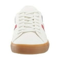 thumbnail image 4 of Lacoste Men's Sideline Canvas Off White / Gum Ankle-High Sneaker - 8.5M, 4 of 7