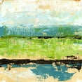 thumbnail image 3 of King 20x20 Black Modern Framed Museum Art Print Titled - Greenscape II, 3 of 5