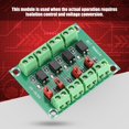 thumbnail image 3 of Fdit Optocoupler Isolé Carte, Module Adaptateur, 817 4 Canaux Optocoupleur Isolé Carte Convertisseur de Tension Module Adaptateur, 3 of 8
