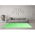 thumbnail image 3 of Ahgly Company Indoor Square Abstract Emerald Green Contemporary Area Rugs, 3' Square, 3 of 4