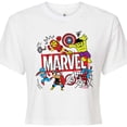 thumbnail image 3 of Marvel The Avengers - Sketch - Juniors Cropped Graphic T-Shirt, 3 of 5