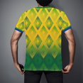 thumbnail image 7 of 2026 Soccer Cup Dynamic Jersey for Men, Short Sleeve Crew Neck Athletic Tee with National Team Pattern & Ball Graphic for Match Day & Training Green 18, 7 of 7