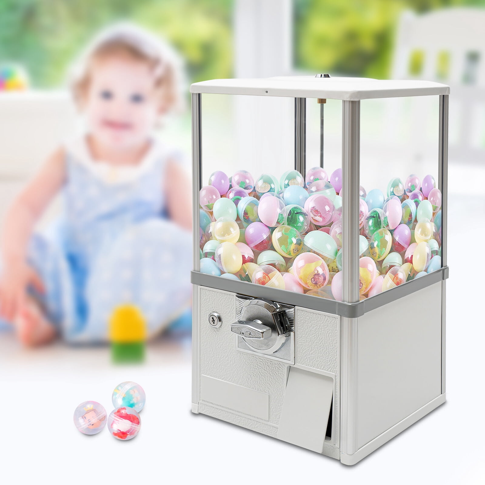 Vending Machine 3-5.5cm Ball Capsule Candy Bulk Gumball Machine Fit Retail Store