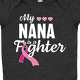 thumbnail image 4 of Inktastic Breast Cancer Awareness My Nana is a Fighter Boys or Girls Baby Bodysuit, 4 of 5