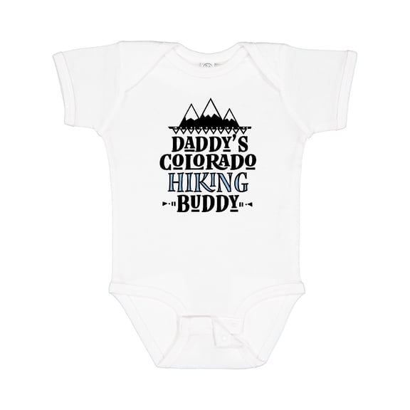 Inktastic Colorado Daddy Hiking Buddy Boys or Girls Baby Bodysuit
