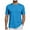 Blue, variant on Sopiago Mens Casual Slim Fit Short Sleeve Crew Neck T-Shirts Soft Lightweight T-Shirts for Men Mint Green,3XL