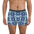 thumbnail image 7 of Disketp Vintage Blue Men's Boxer Briefs,Soft and Breathable Cotton Underwear with ComfortFlex Waistband, 7 of 7