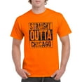 thumbnail image 3 of UGP Campus Apparel Straight Outta Chicago - Chicago Football T Shirt - Large - Orange, 3 of 6
