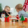 thumbnail image 2 of Play Platoon 1100 Piece Building Bricks Play Set 10 Classic Colors Bricks Includes Wheels Tires Axles Windows & Door Pieces- Classic, 2 of 5