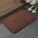 thumbnail image 5 of Thick Velvet Floor Mat Kitchen Bathroom Foot Mat Solid Color Foot Mat 2pc, 5 of 5