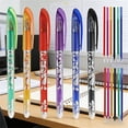 thumbnail image 5 of 1 Set 6 Erasable Gel Pens With 24 Ink Refills Erasable Gel Pens Plastic For Classroom Office Desk Yellow, 5 of 5