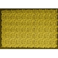 thumbnail image 1 of Ahgly Company Indoor Rectangle Abstract Yellow Contemporary Area Rugs, 2' x 4', 1 of 4