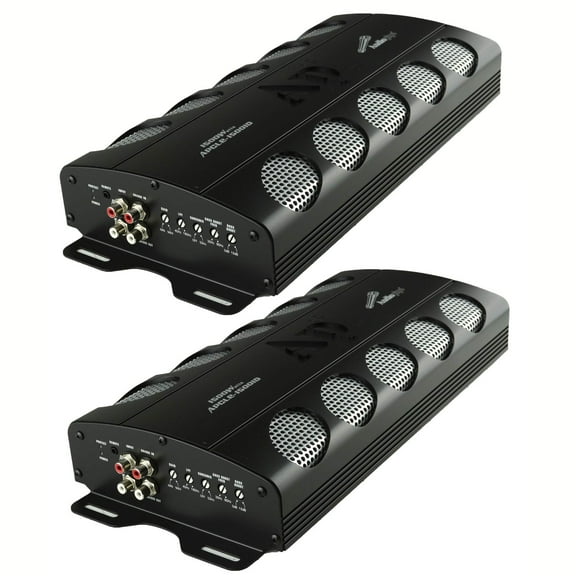Audiopipe APCLE 1500 Watt Class D 1 Ohm Stable Car Audio Mono Amplifier (2 Pack)