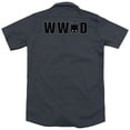 thumbnail image 3 of Batman Wwbd Mask (Back Print) Adult Work Shirt Charcoal, 3 of 3