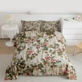 thumbnail image 2 of Homewish Retro Flower Bedding Comforter Set,Countryside Plant Twin Comforter Sets,Rustic Farmhouse Cabin Bedding Set For Girls Kids,Breathable Home Decor Reversible,2 Pieces, 2 of 8