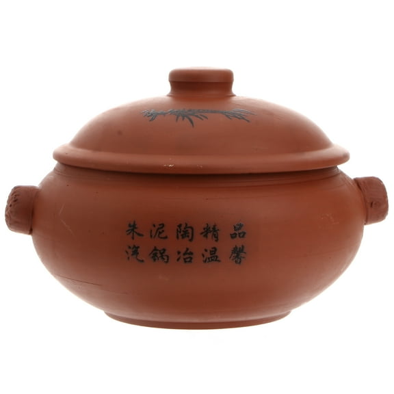 Pot Casserole Ceramic Clay Soup Stew Stock Japanese Healthy Earthen Steam Stockpot Serving Vintage Hot Earthenware