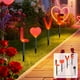 thumbnail image 5 of Luces solares clásicas para el Día de San Valentín, decoración para jardín y patio | Elementos LED navideños con energía solar | Decoración impermeable para patio y jardín, 5 of 7