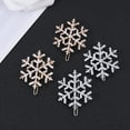 thumbnail image 7 of ELAYARD 4Pcs Hair Barrettes Snowflake Decorative Hair Accessories for Masquerades Women, 7 of 7