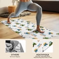 thumbnail image 4 of Cartoon Tractors Wheelbarrows White Pattern Hot Yoga Mat Towel Non Slip for Hot Yoga - Quick-Drying Yoga Mat Cover with 4 Corner Pockets with Travel Bag - Hot Yoga Towel Non Slip 74"x26", 4 of 6