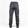 thumbnail image 2 of Big & Tall Straight Stretch Cargo Pants Four Utility Pockets Daily Work Pants S-XXL, 2 of 8